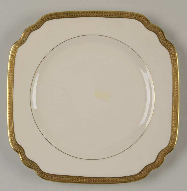 Diane (No Color Band) Square Salad Plate