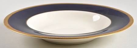 Diane Cobalt Blue Band Rim Soup Bowl