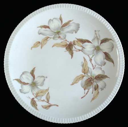 Dogwood (Shelledge, No Trim) 11" Chop Plate (Round Platter)