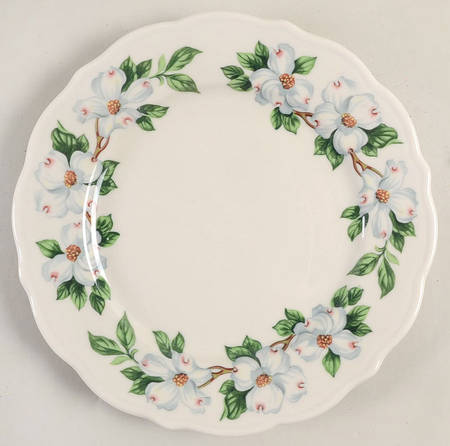 Dogwood (Restaurant, Scalloped, No Trim) Salad Plate