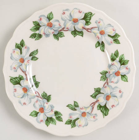 Dogwood (Restaurant, Scalloped, No Trim) Dessert/Pie Plate