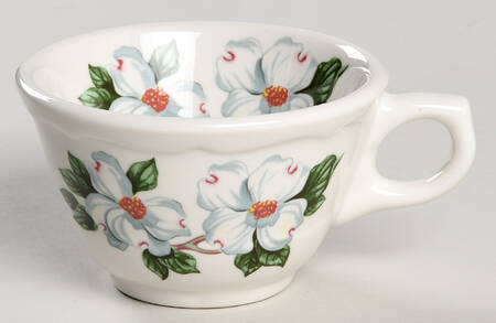 Dogwood (Restaurant, Scalloped, No Trim) Flat Cup