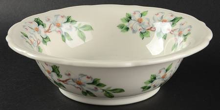 Dogwood (Restaurant, Scalloped, No Trim) 9" Round Vegetable Bowl