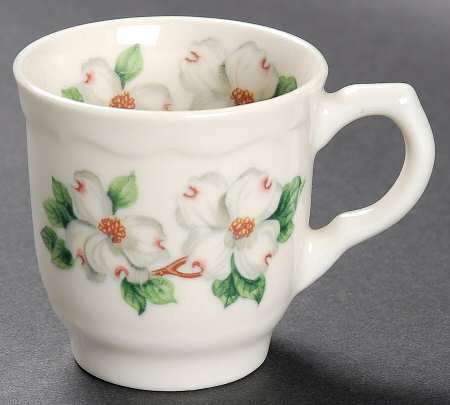 Dogwood (Restaurant, Scalloped, No Trim) Flat Demitasse Cup