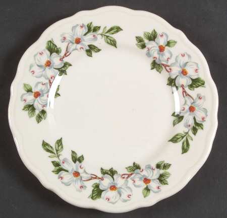 Dogwood (Restaurant, Scalloped, No Trim) Bread & Butter Plate
