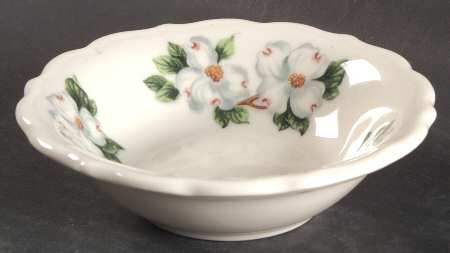 Dogwood (Restaurant, Scalloped, No Trim) Fruit/Dessert (Sauce) Bowl