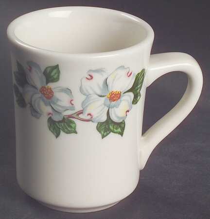 Dogwood (Restaurant, Scalloped, No Trim) Mug