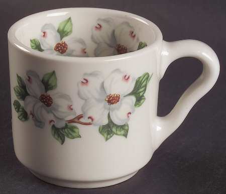 Dogwood (Restaurant, Scalloped, No Trim) Mug