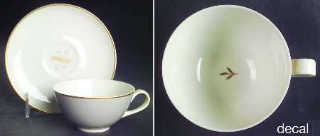 Dorian Flat Cup & Saucer Set