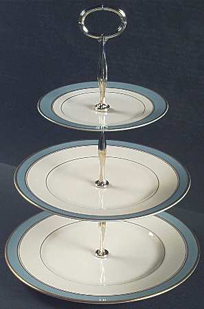 Edmonton 13 7/8"-14 1/4" 3-Tiered Serving Tray(DP,SP,BB) HC