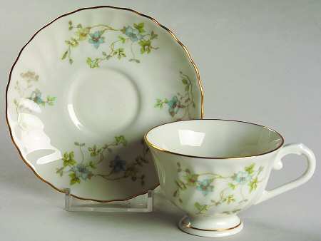 Engagement Footed Demitasse Cup & Saucer Set