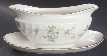 Engagement Gravy Boat with Attached Underplate