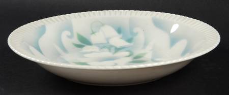 Floral Fantasy Rim Soup Bowl
