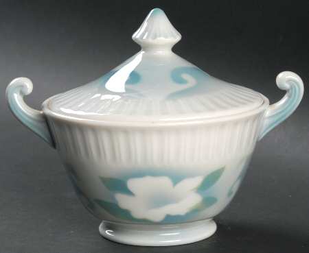Floral Fantasy Sugar Bowl & Lid