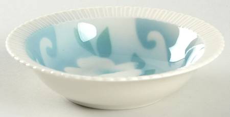 Floral Fantasy Rim Fruit/Dessert (Sauce) Bowl