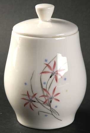 Flame Lily Sugar Bowl & Lid (Juice Tumbler)
