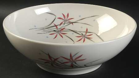 Flame Lily 9" Round Vegetable Bowl