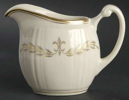 Fleur De Lis Grey Creamer