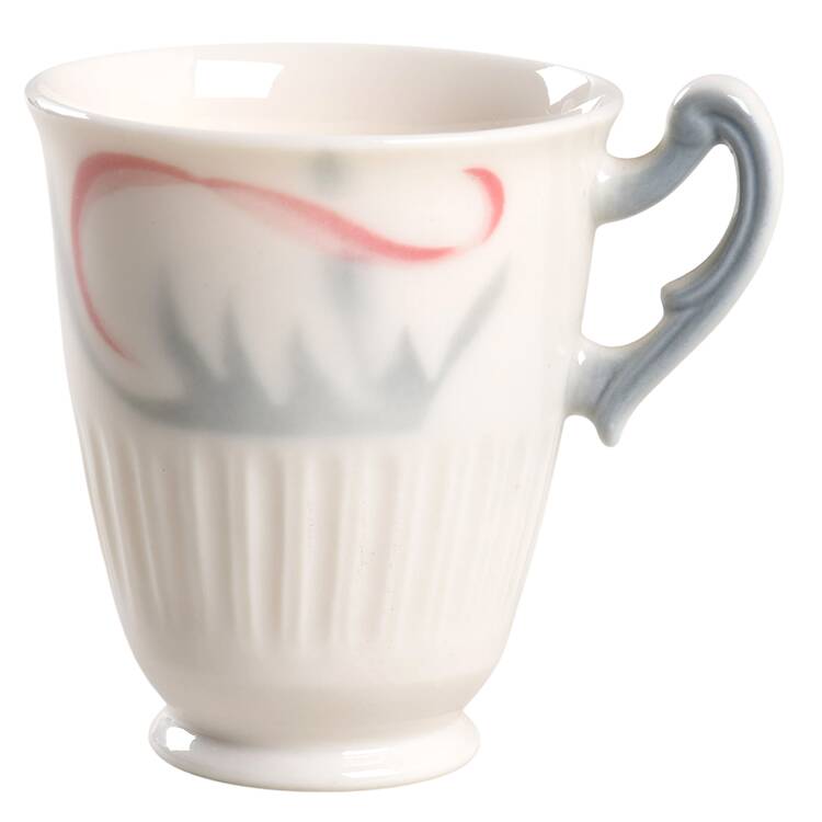 Flamingo Reeds Footed Demitasse Cup