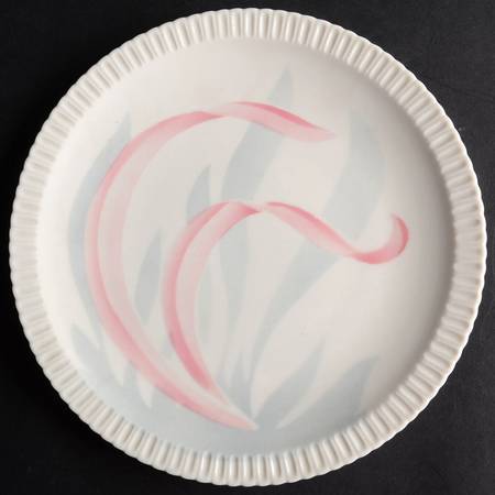 Flamingo Reeds Salad Plate