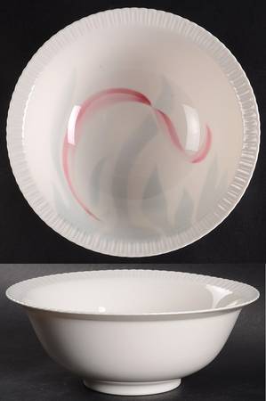 Flamingo Reeds 8" Round Vegetable Bowl