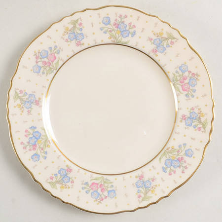 Forget Me Not Bread & Butter Plate