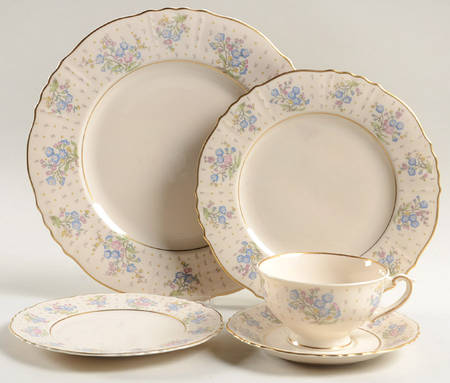 Forget Me Not 5 Piece Place Setting