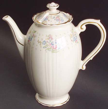 Forget Me Not Coffee Pot & Lid
