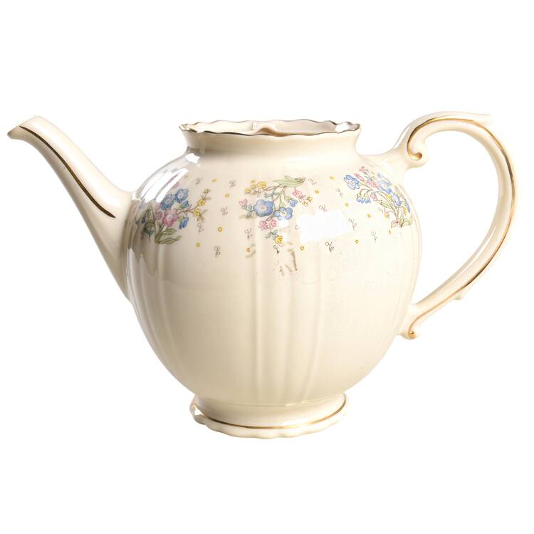 Forget Me Not Teapot No Lid