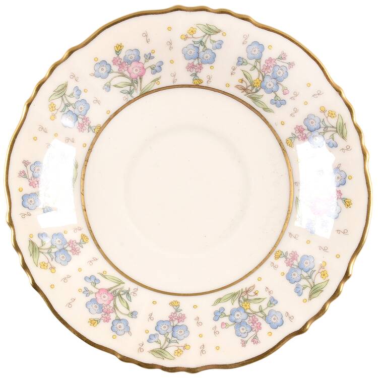 Forget Me Not Saucer for Demitasse Cup