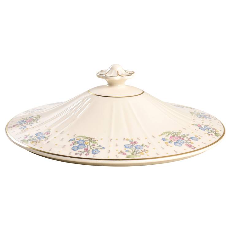 Forget Me Not Lid for Round Vegetable