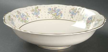 Forget Me Not 9" Round Vegetable Bowl