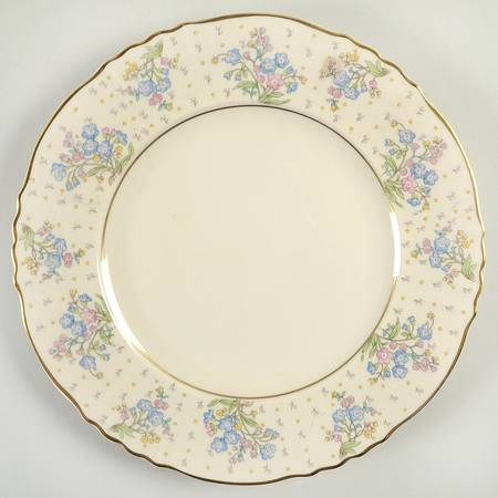 Forget Me Not Luncheon Plate
