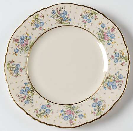 Forget Me Not Dessert/Pie Plate