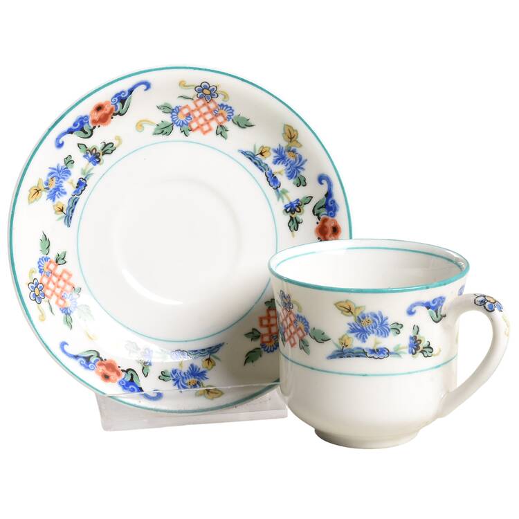 Fusan Flat Demitasse Cup & Saucer Set