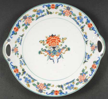 Fusan Handled Cake Plate
