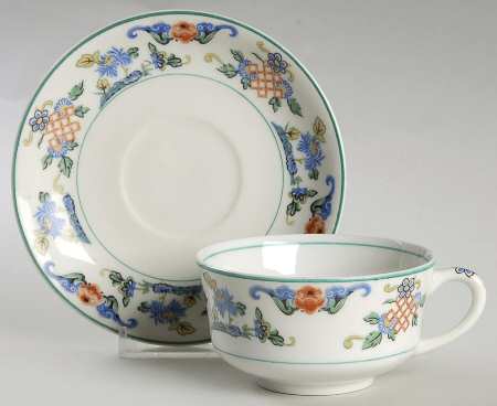 Fusan Flat Cup & Saucer Set