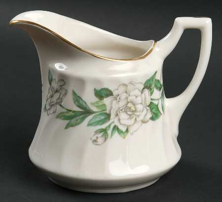 Gardenia (White Flowers) Creamer