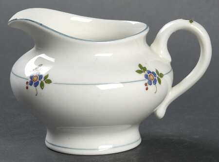 Gardena (Blue Trim) Mini Creamer