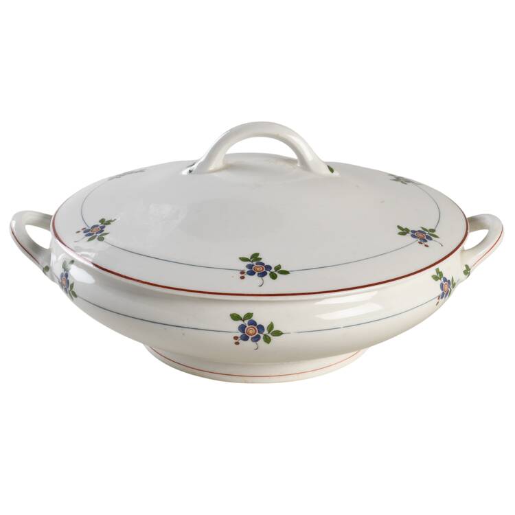 Gardena (Rust Trim) Round Covered Vegetable