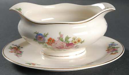 Glenwood Gravy Boat with Attached Underplate