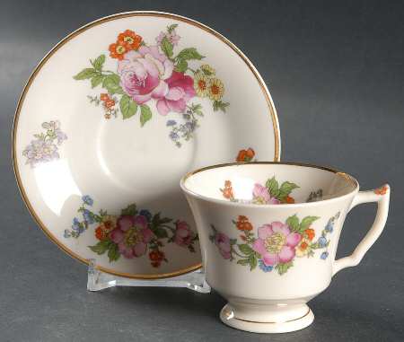 Glenwood Footed Demitasse Cup & Saucer Set