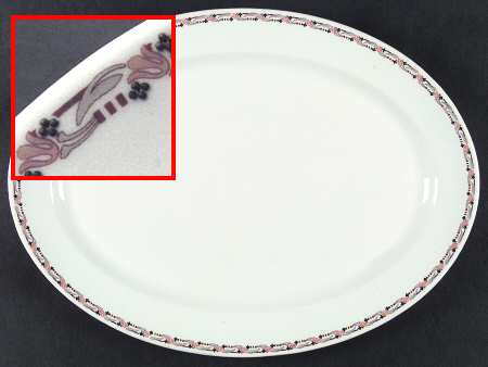 Glendale 18" Oval Serving Platter