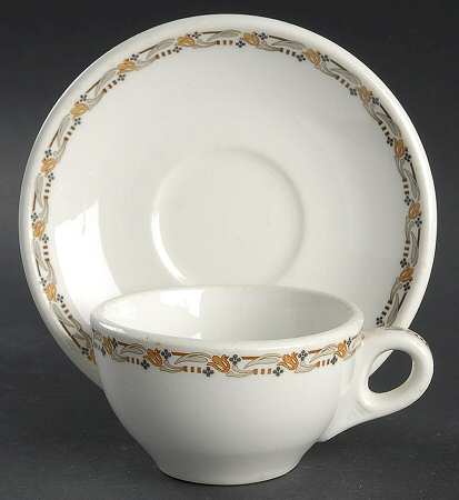 Glendale Flat Cup & Saucer Set