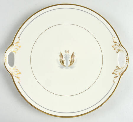 Governor Clinton Handled Cake Plate by Syracuse