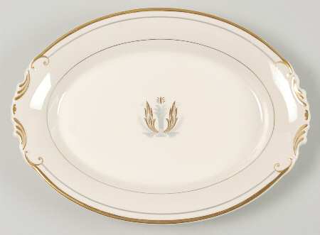 Governor Clinton 12" Oval Serving Platter by Syracuse