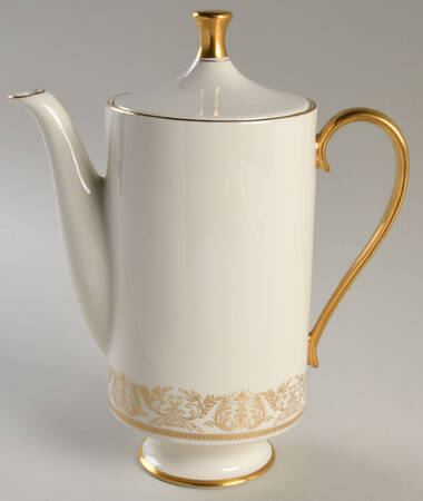 Gold Riviera Coffee Pot & Lid