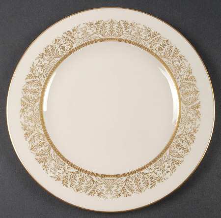 Gold Riviera Salad Plate