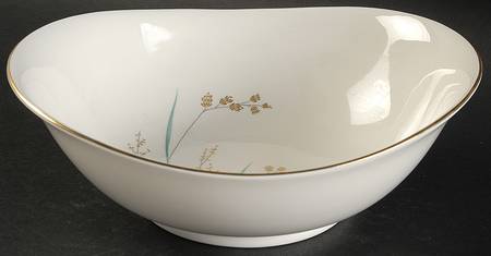 Golden Seeds 8" Oval Vegetable Bowl