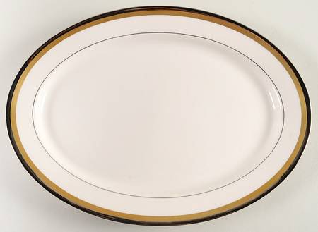 Grace 12" Oval Serving Platter by Syracuse